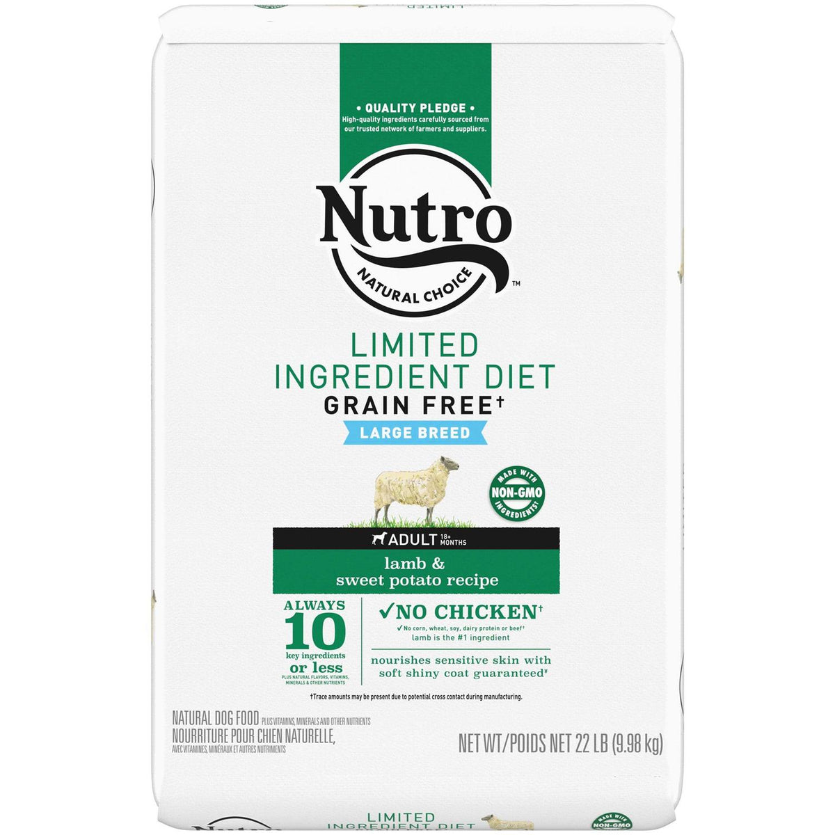 Limited Ingredient Diet Dry Dog Food Lamb & Sweet Potato F112