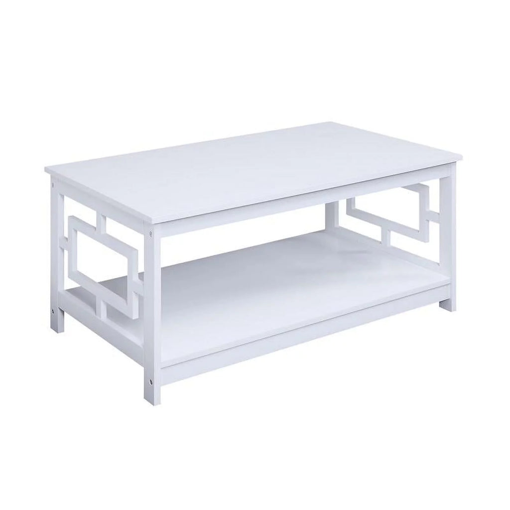 White Wood Coffee Table D806