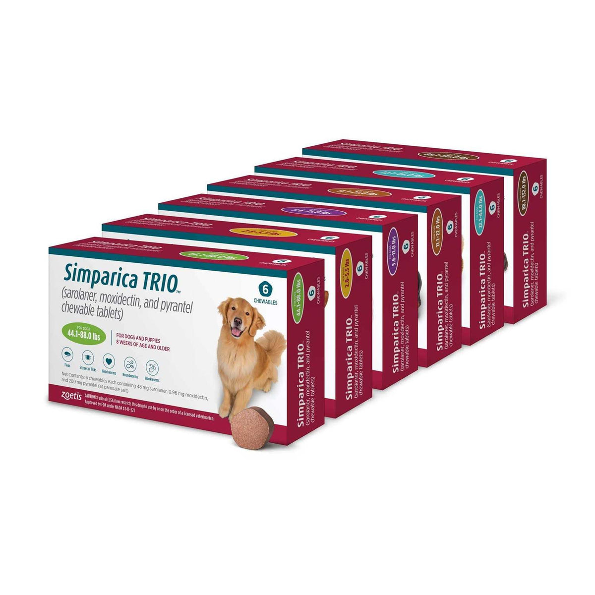 Simparica Trio Dogs N726