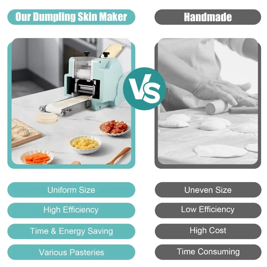 110V Electric Dumpling Skin Maker Machine with 7cm Round Mold K287431