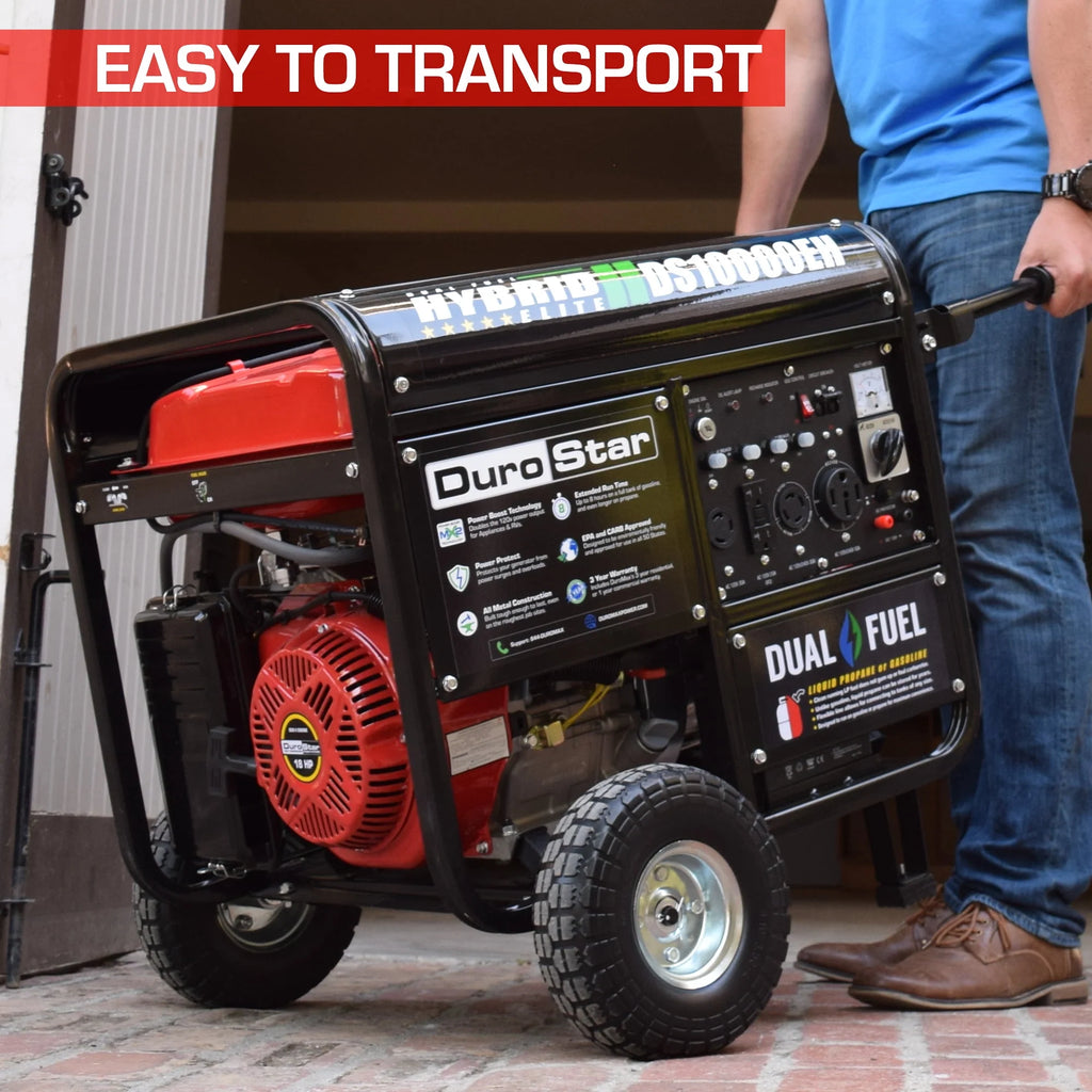 10000-Watt Dual Fuel Generator with Electric Start W54567
