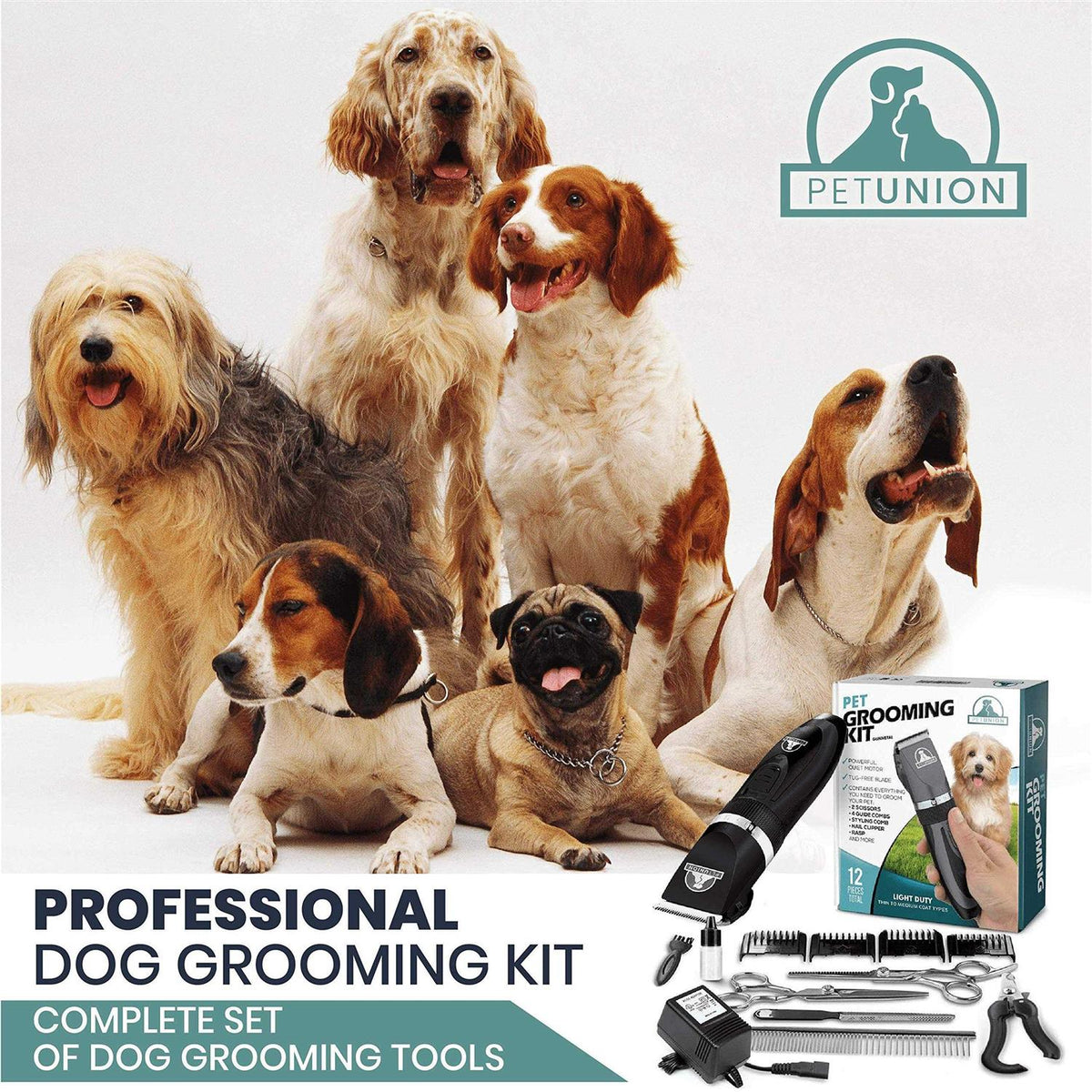 Cordless Low Noise Dog Grooming Clippers S41637