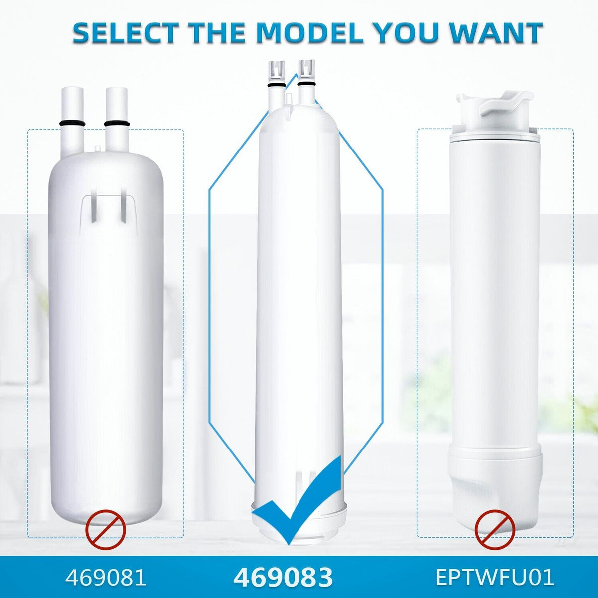 5 Pack Refrigerator Water Filter T9397
