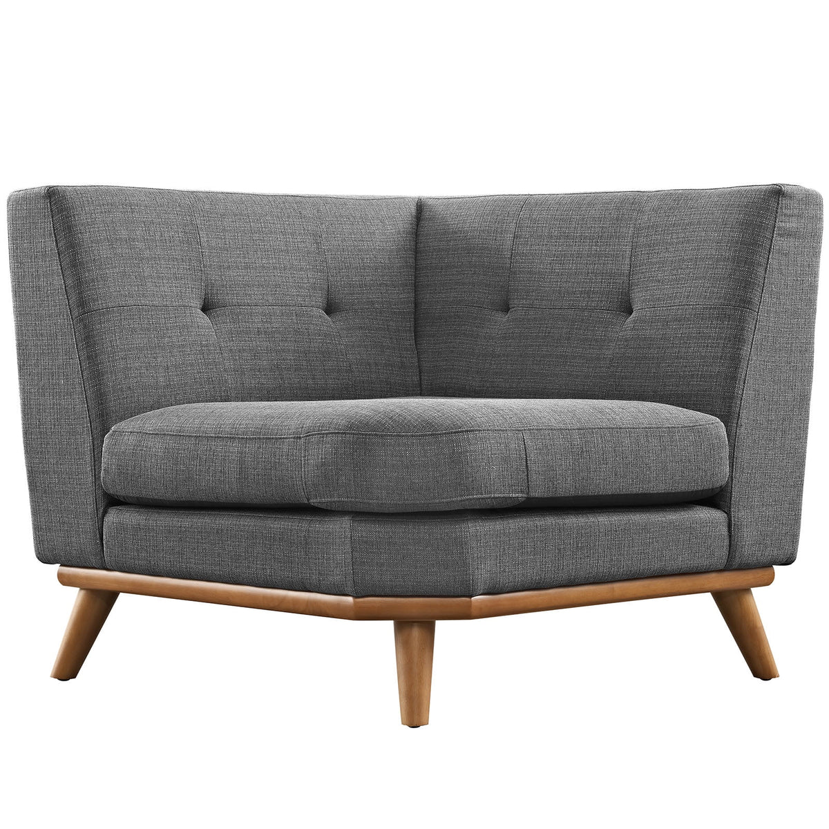 Grey Fabric Corner Sofa H618