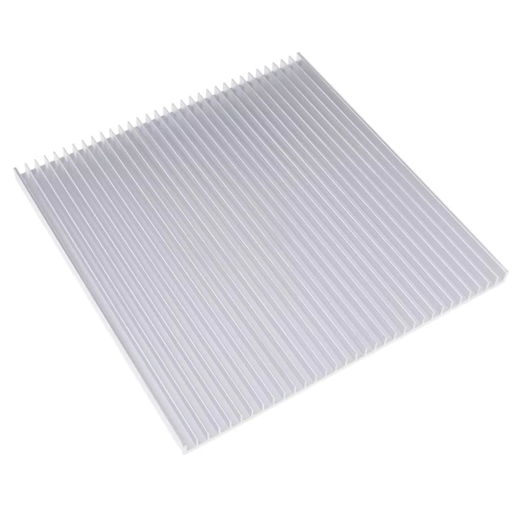 Aluminum Heat Sink Cooling Fin 195x10x200mm U348