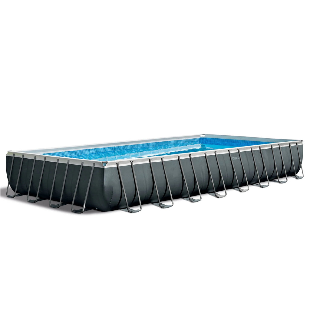 Rectangular Above Ground Pool Set with Filter Pump V26088
