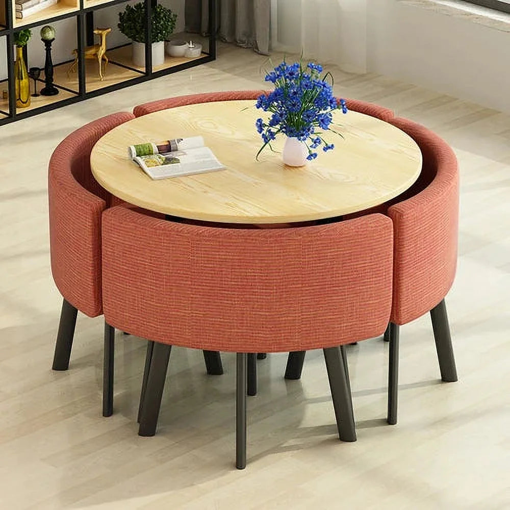 Dining Table Set 4 Chairs Z17427