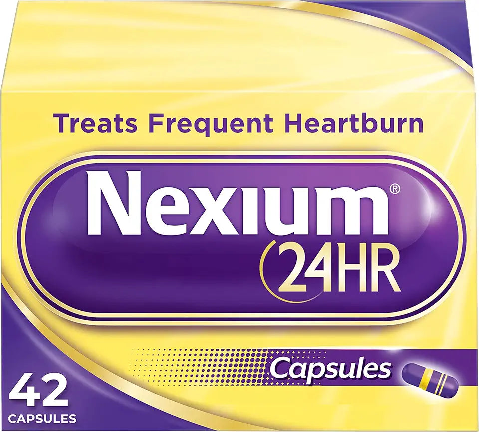 Acid Reducer Heartburn Relief Capsules 42 Count D711