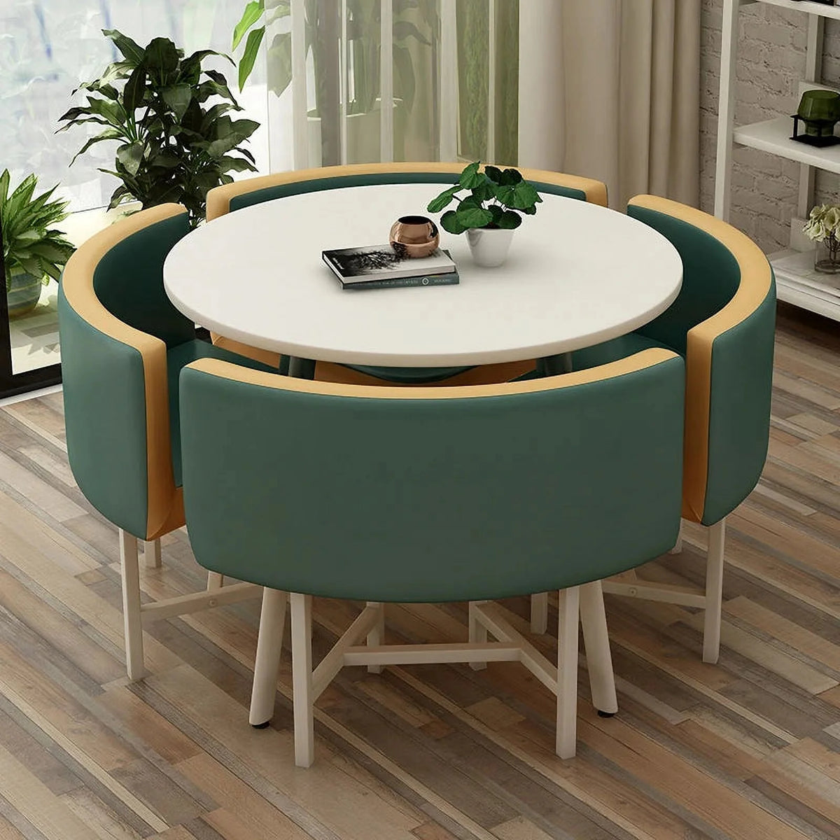 Dining Table Set 4 Chairs Z17427