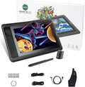 Graphic Drawing Monitor with Stand, Battery-Free Stylus, 8192 Pressure Sensitive, 6 Customizable Keys +1 Round Key C7973