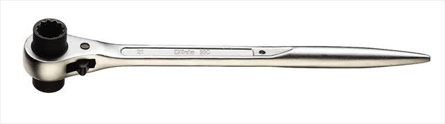 17 x 19 mm Ratcheting Double-Ended Offset Ring Wrenches F8644