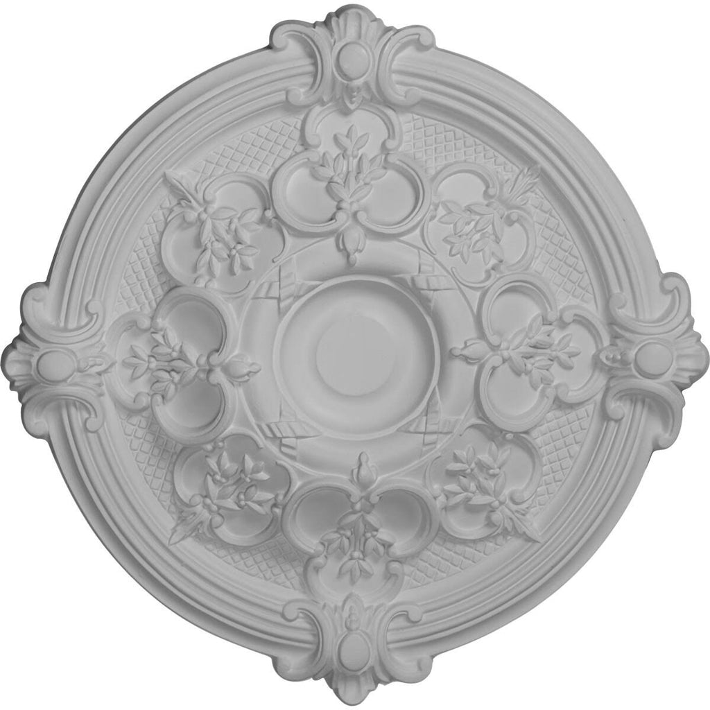 17 3/8x22OD x 1 3/4x22P Hand-Painted Golden Oak Ceiling Medallion H12387