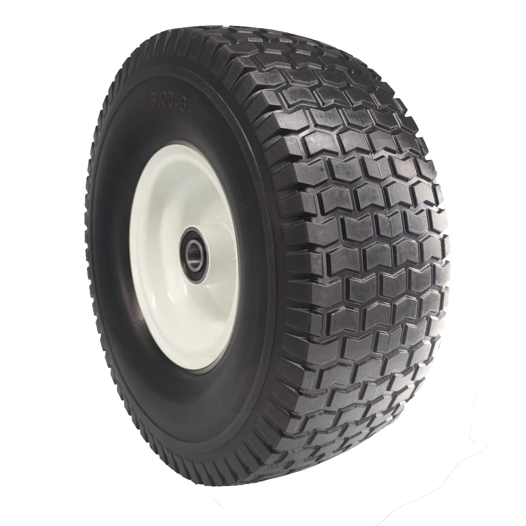 Flat Free Lawn Mower Tires 15x6.00-6 with Bearings T2315