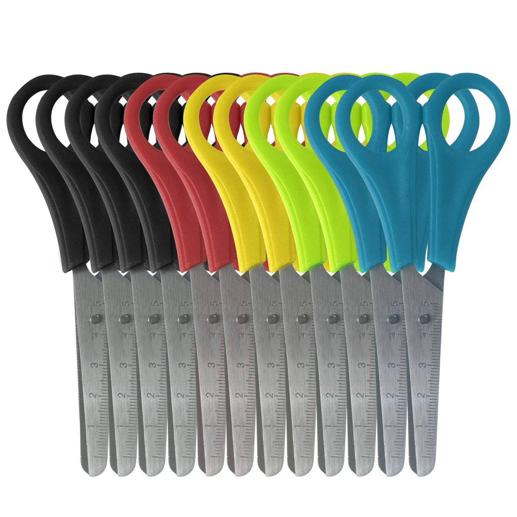 5 inch Blunt Tip Kids Safety Scissors, Bulk Pack O577763
