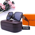 Printed Round Letter Polarized Sunglasses C3722