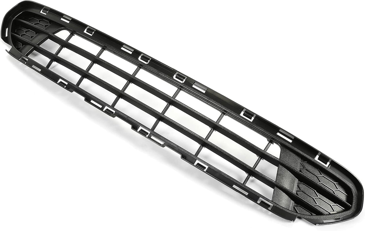 Black Front Bumper Cover Grille Molding Pack of 2 R61236