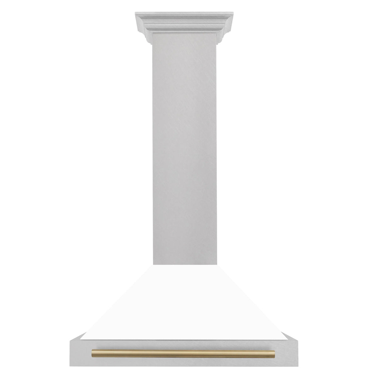 30 In Stainless Steel Range Hood with White Matte Shell J730