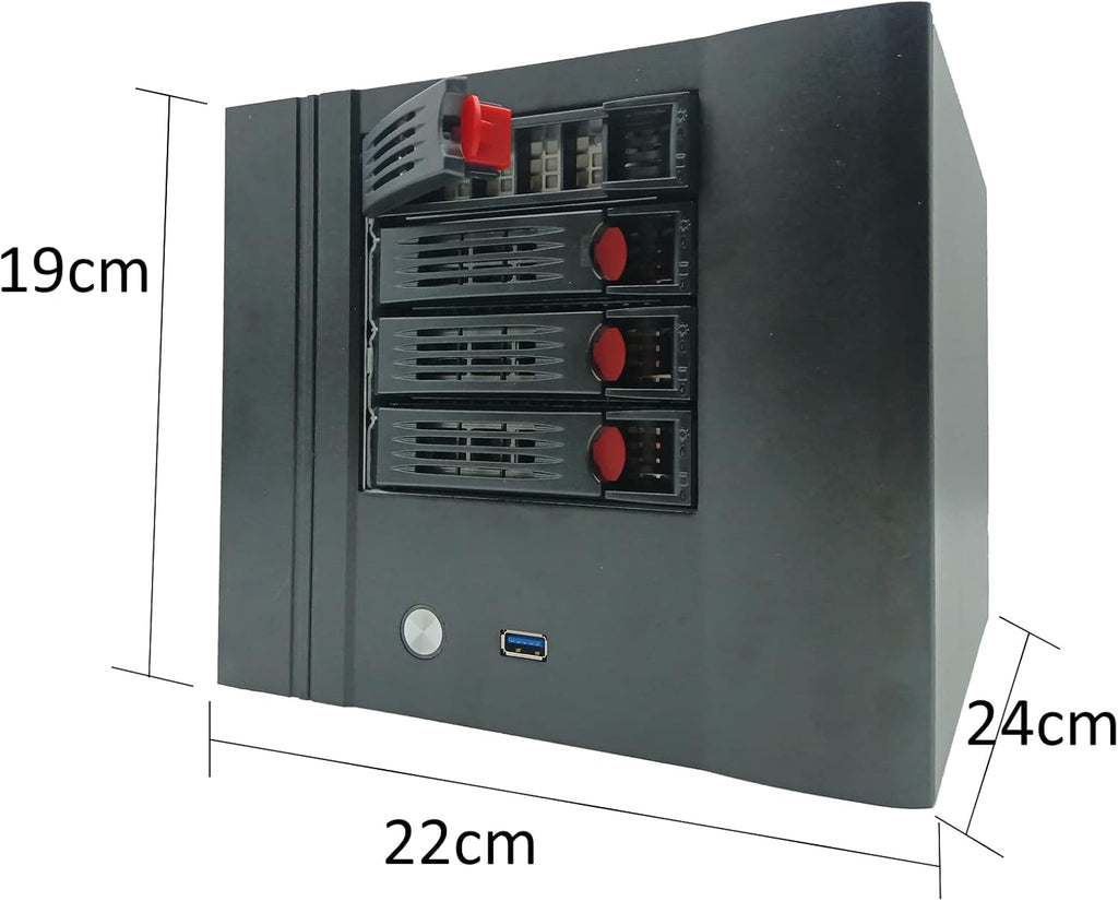 4 Bay NAS Case with Hot Swap Backplane N832762
