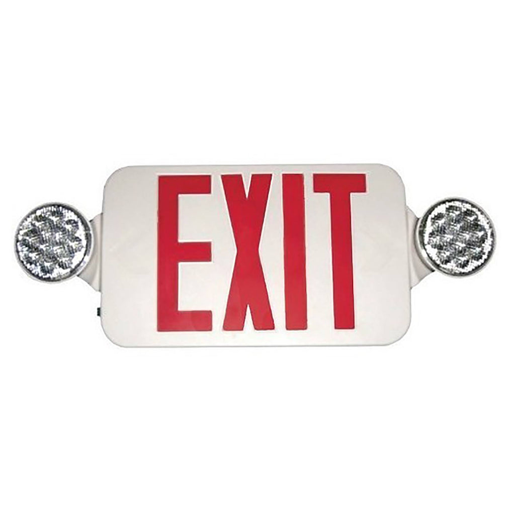 Round Head LED Combo Exit Emergency Light W57680