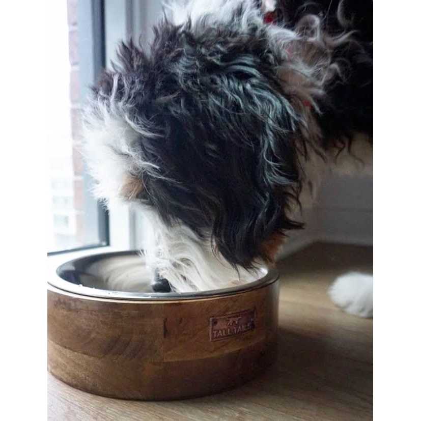 Wood Dog Bowl S185