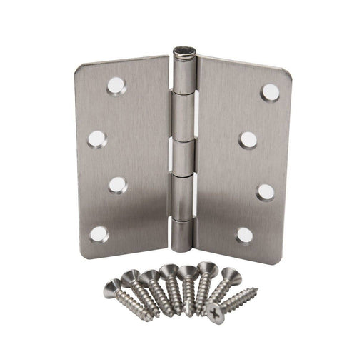 100 Pcs Satin Nickel Steel Door Hinge J4701